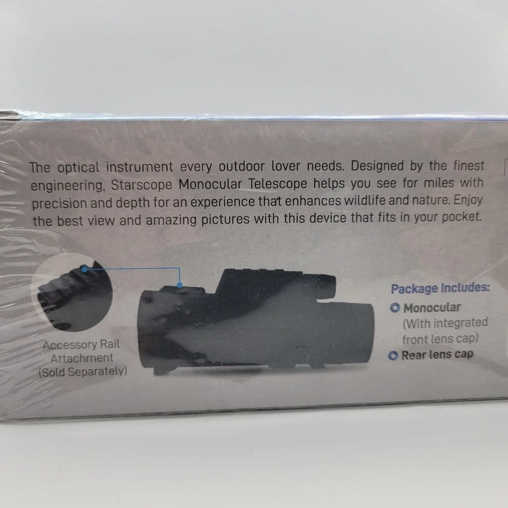 Starscope Monocular Telescope 10X Magnification MultiCoated Water Dust Resistant